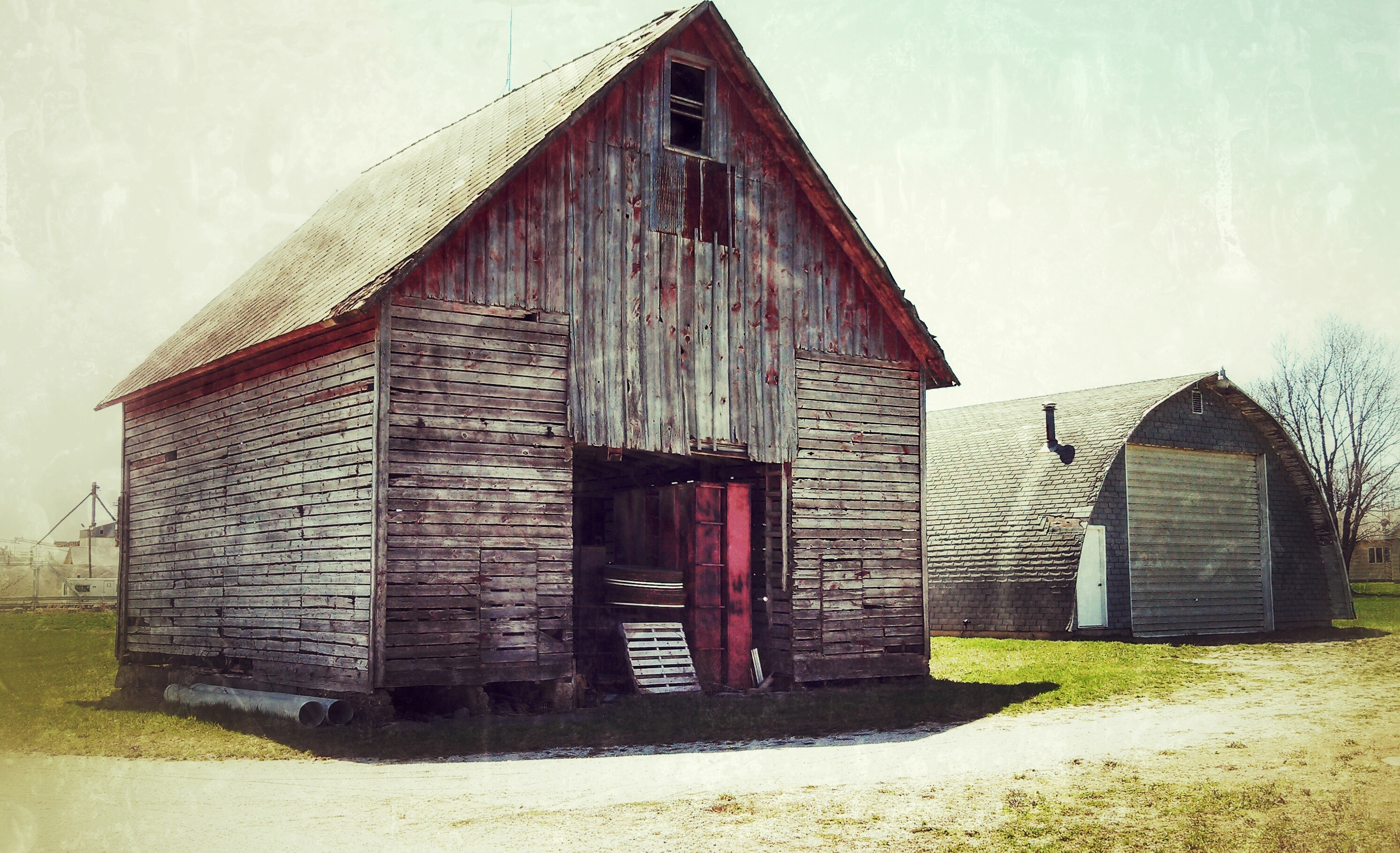 red shed, livingston county