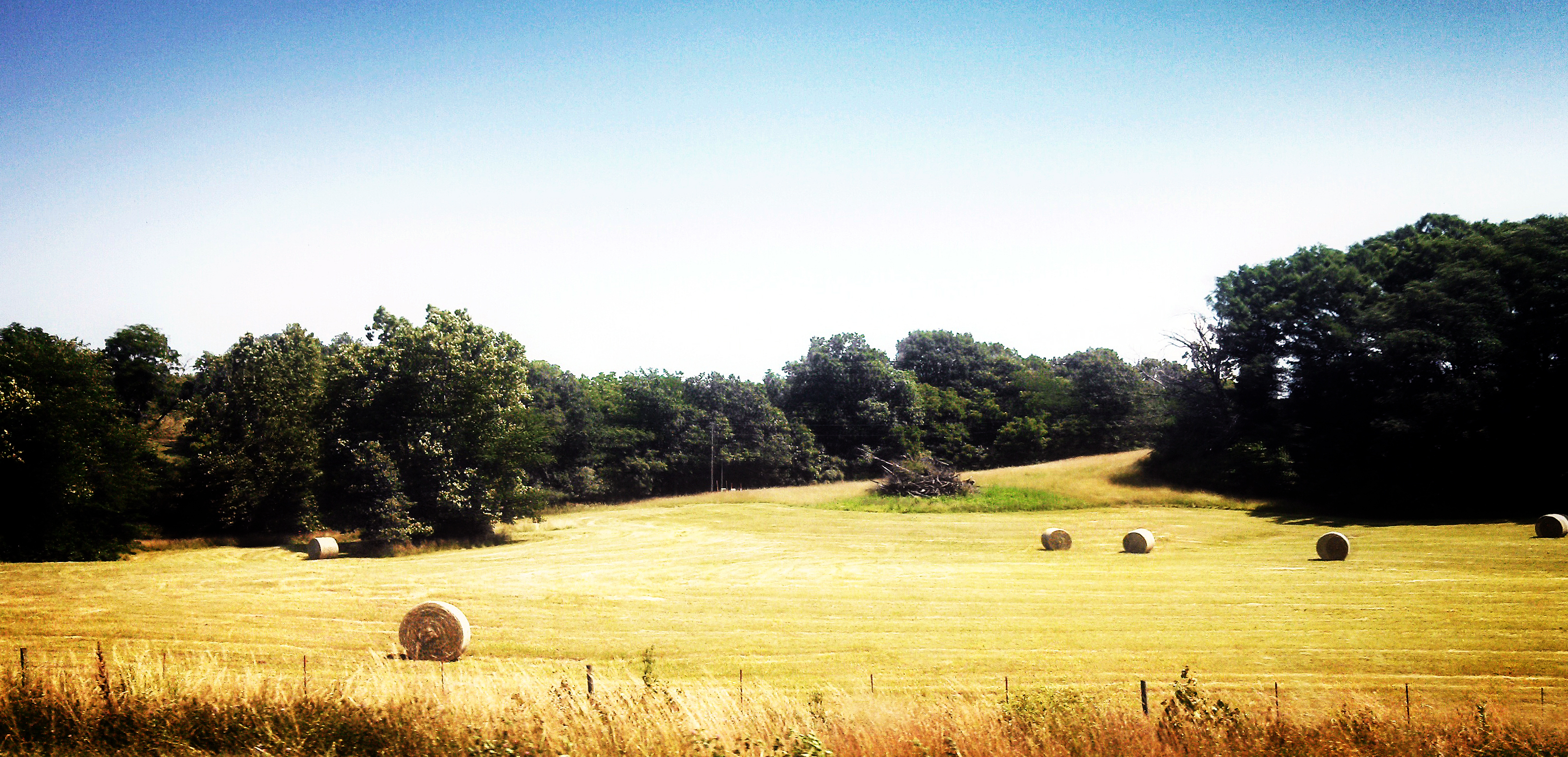 hay bales